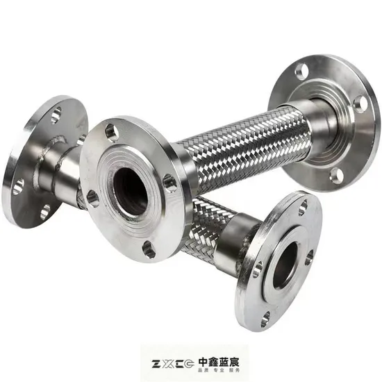 Wire Braided Flange Ends Flexible Stainless Steel Braided Flexible Metal Hose