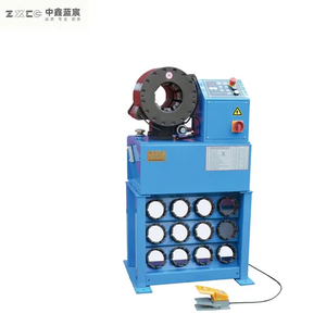 High Precision Vertical P32 P20 Pipe Sleeve Pressing Machine 2 Inch 4sp 6sp Hose Fitting Crimping Machine Hydraulic Crimper Machine with Quick Change Tool Dx68