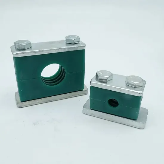 1/4 Hydraulic Pipe Clamp Style Solid Body Long Base Plate Tube Pipe and Hose Assemblies