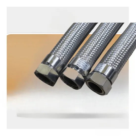 Corrosive Resistant Flexible Wire Braided PTFE Lined Hose Pipe Stainless Steel Wire Braided Corrugated Metal Hose