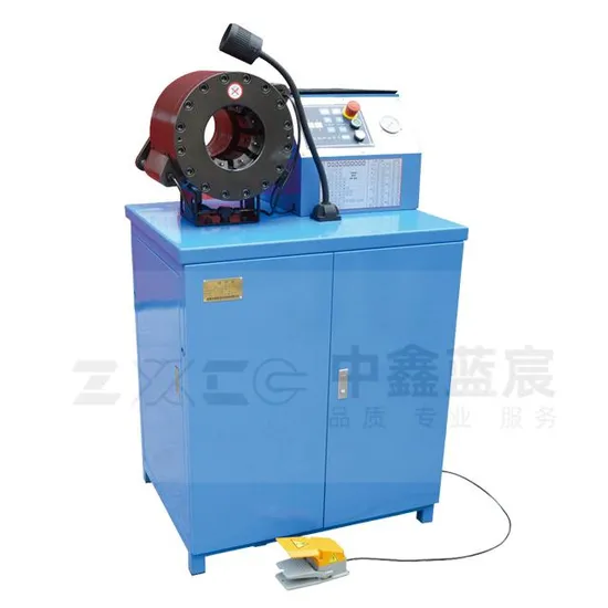 Electrical Hydraulic Hose Crimping Machine 220/380V Hydraulic Hose Crimper Rubber Press Machine Locking Range 6-51mm