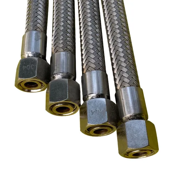 Flange Flexible Hose Customized Stainless Steel 304 Threaded Connection Flex Wire Braid Flexible Metal Hose