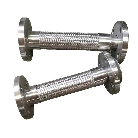 Flanged Connection PTFE Steel Wire Metal Corrugated Pipes of Various Sizes 304 Stainless Steel Metal Hoses