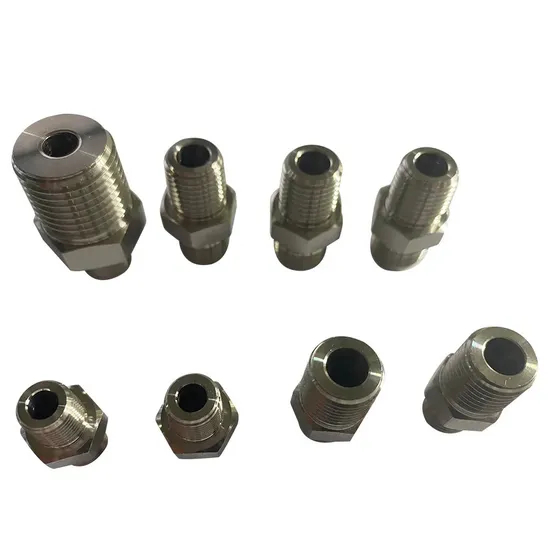 SAE# 140137 NPT Thread National Pipe Taper Fuel 5404 Adapters for Stainless Steel Hexagon Nipple SS304 Plumbing Pipe Fittings