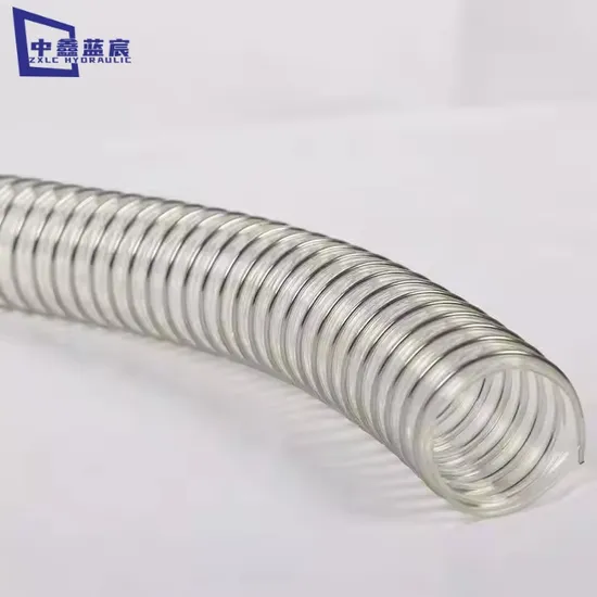 High Quality Steel Wire Reinforced PU/TPU Air Flexible Ducting Hose Moulded Processed