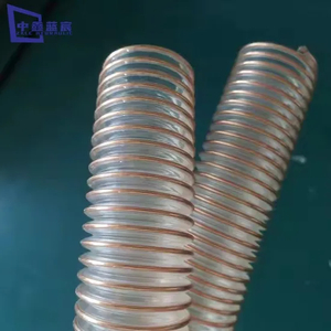 Spiral Pipe Duct Hose Steel Wire Reinforced Ventilation Polyurethane Ducting Hose