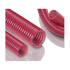 Helix Transfer Water Suction & Delivery Hose Corrugated Food Grade PVC Reinforced Spiral Suction Hose
