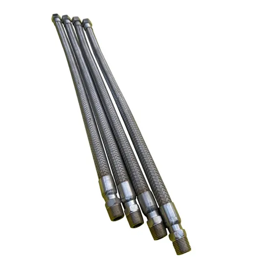 Stainless Steel Wire Braided Corrugated Flexible Metal Hose Pipes, Quick Convoluted Metal Hose for Heated Exchanger