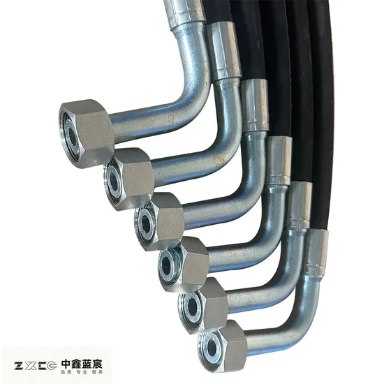 High Pressure 6000psi Hydraulic Hose Pipe / Fuel Oil Drilling Hose Assembly with Flange, Fittings Connector