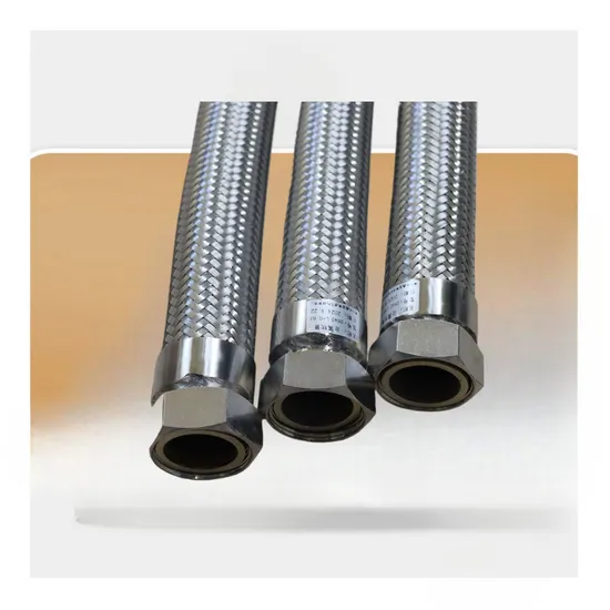 Corrosive Resistant Flexible Wire Braided PTFE Lined Hose Pipe Stainless Steel Wire Braided Corrugated Metal Hose