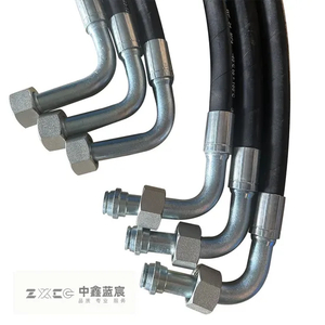 China Hydraulic Hoses Manufacturer Flexible Hydraulic Hose 1/4′ SAE100 Standard R1 R2