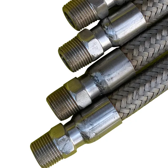 1/2 Inch Stainless Steel 304 Flexible Braided Hose with Extended Wire Braided Pipe/ Tube/ Hose Flexible Metal Hose