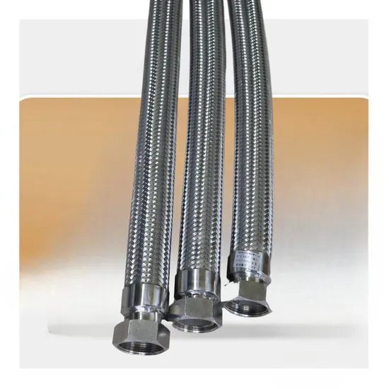 High Temperature Pressure Stainless Steel Wire Braided Tube Assembly Hydraulic Hoses