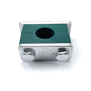 Lightweight Single Hole Outer Hexagonal Plastic Pipe Clamp for Marine Hydraulic Oil Pipe Clamp 6-89mm Fastener Bracket Steel