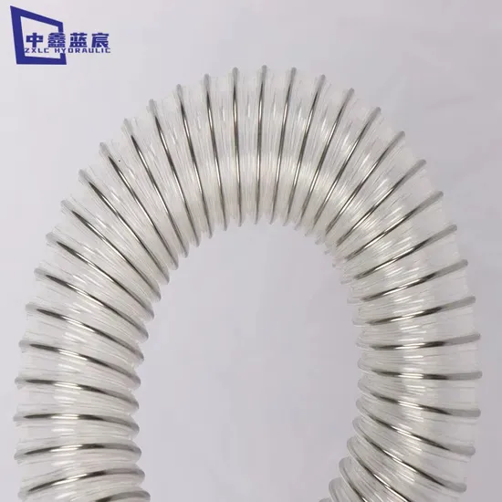 Steel Wire Reinforced PU/TPU Air Flexible Ducting Hose