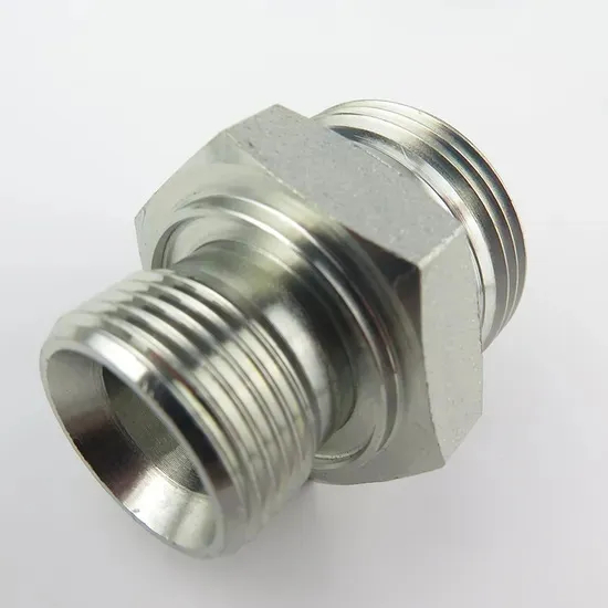 Hydraulic Quick Coupling DIN Standard Metric Male 24 Degree L. T. /Metric Male Transition Joint