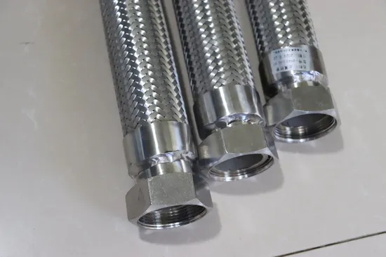 JIS Standard Flexible Steel Stainless Steel Iron Carbon Steel Flanged Connection Metal Hose with Water Gas Air Oil Applications