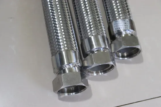 JIS Standard Flexible Steel Stainless Steel Iron Carbon Steel Flanged Connection Metal Hose with Water Gas Air Oil Applications