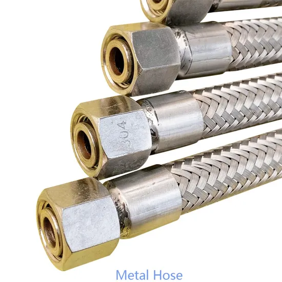 Ss Metal Flexible Hose Vacuum Stainless Steel Corrugated Flexible Hose