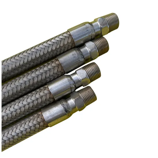 Stainless Steel Braided Flexible Metal Hose 304 304L 316 316L Flange Stainless Metal Hose