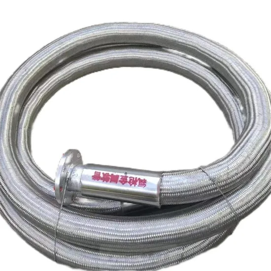 Stainless Steel Crimping High Temperature Resistant Food Grade Corrosion-Resistant PTFE Braized Steel Hose