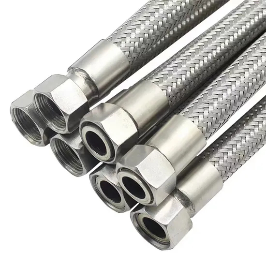 Hot Sale High Pressure Flexible Metal Braided Hose 304 Stainless Steel Corrugated Metal Hose Pipe Tube