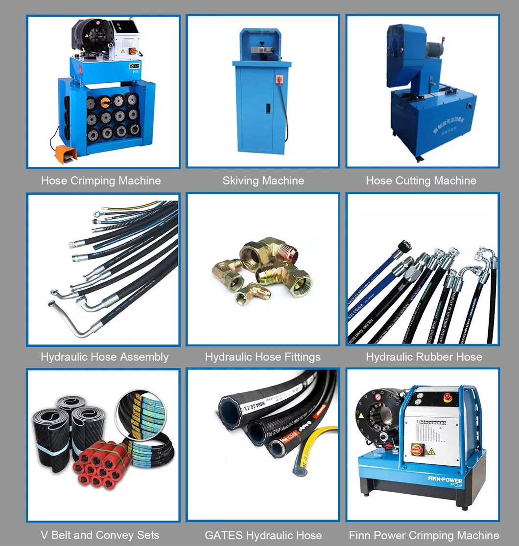 P32 P60 1/8-2&prime; &prime; 2.1/2&prime; &prime; Hydraulic Hose Crimping Machine Manufacturing P51 High Pressure Pipe Crimper Press Machine Dx68