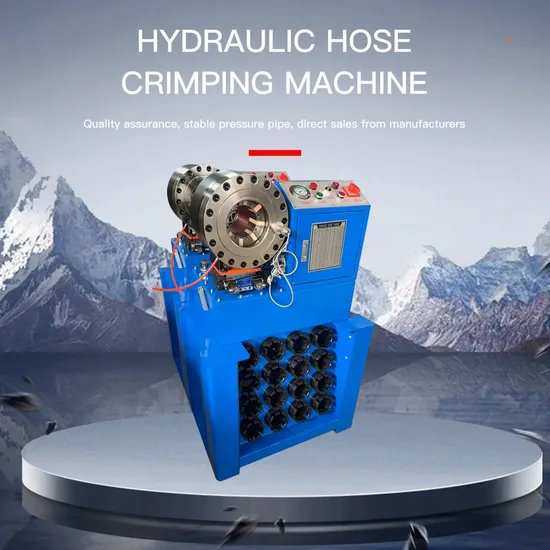 Easy to Operate 1/8 "1/4" -2 "4" "Hydraulic Hose Crimping Machine Hose Pressing Machine
