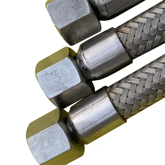 1/2 Inch Stainless Steel 304 Flexible Braided Hose with Extended Wire Braided Pipe/ Tube/ Hose Flexible Metal Hose
