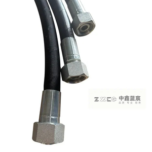 Professional Steel Wire Spiraled Hydraulic Hose NPT 3/8" DIN En 856 4sp Fuel Pipes Assembly