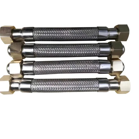 Metal Flexible Gas Hose Braid Hose Corrugated Stainless Steel Flexible Thread PTFE Line Metal Seamless Sliver Qianli Round