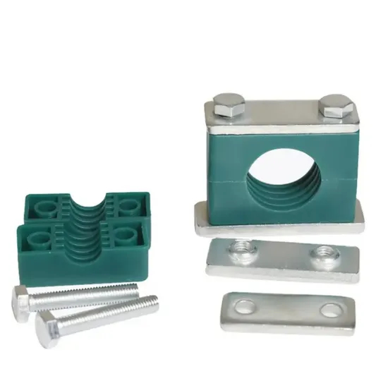 Lightweight Single Hole Outer Hexagonal Plastic Pipe Clamp for Marine Hydraulic Oil Pipe Clamp 6-89mm Fastener Bracket Steel