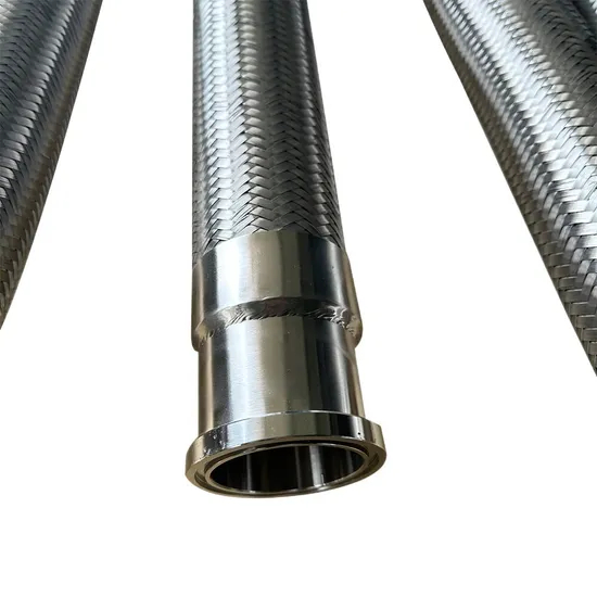 Wholesale Flanged Connection Stainless Steel 304 Wire Braided Flexible Flange Metal Joint Hose