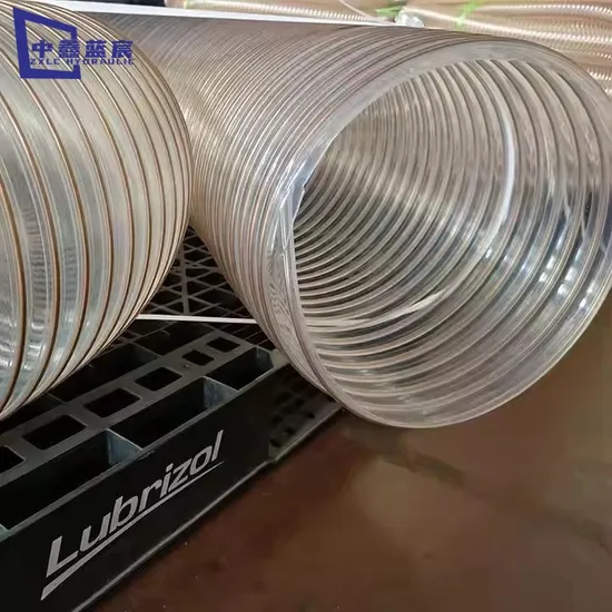 1 Inch Small Size Wholesale High Quality Flexible TPU Hose TPU Tube with Steel Wire Reinforcement