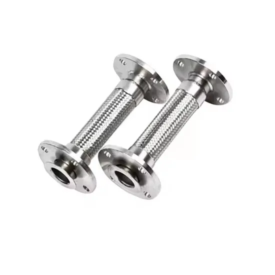 Flange Type Stainless Steel Corrugated Metal Hose Expansion Joint Flexible Stainless Steel Braided Metal Hose with Flange