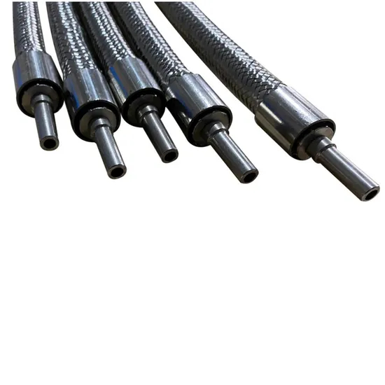 High Pressure Pipe Hydraulic Tubing Joint Assembly Steel Braided Hose Curragated Soction Hose