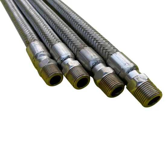 Stainless Steel Wire Braided Corrugated Flexible Metal Hose Pipes, Quick Convoluted Metal Hose for Heated Exchanger