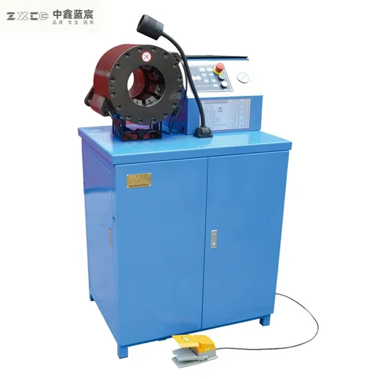 High Precision Vertical P32 P20 Pipe Sleeve Pressing Machine 2 Inch 4sp 6sp Hose Fitting Crimping Machine Hydraulic Crimper Machine with Quick Change Tool