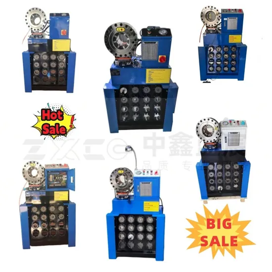 Electrical Hydraulic Hose Crimping Machine Hydraulic Hose Crimper Locking Range 6-51mm