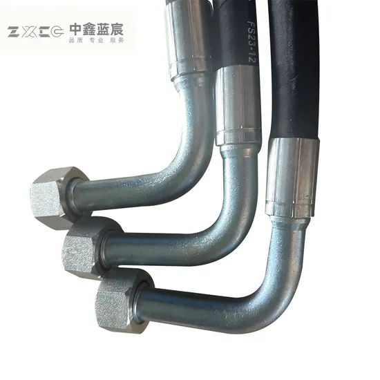 High Pressure Hydraulic Rubber Brake Hose Assembly with Joint Flange Retractable Hose Reel (seasonal)