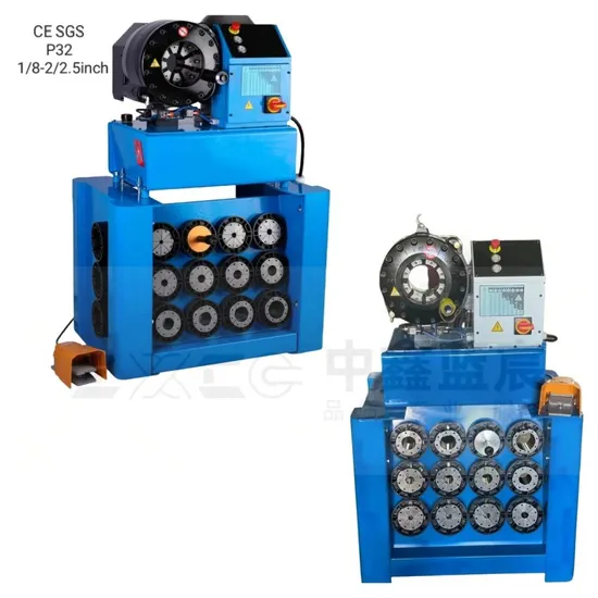Factory Direct Supply 220V or 380V High Pressure Hydraulic Hose Crimping Machine for 1/4" to 2" Hydraulic Rubber Hos