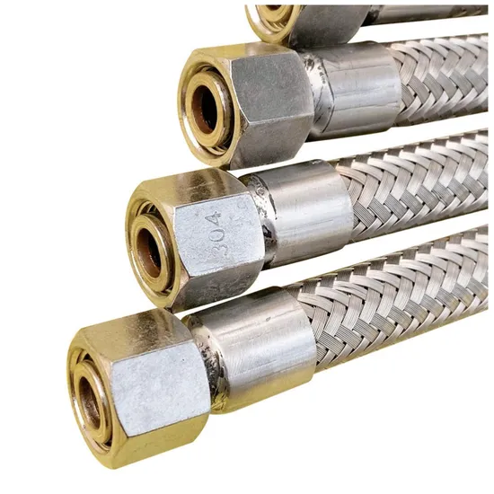 Retractable Air Hose Reel Metal Housing Hose Stainless Steel Braided Flexible Metal Hose