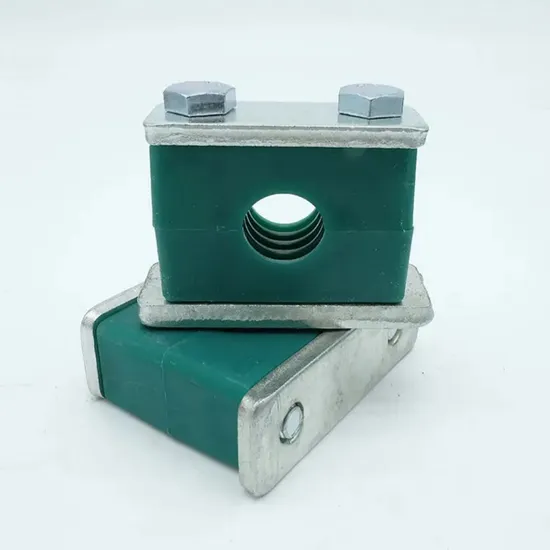25.4mm Light Duty Hydraulic Plastic Hose Clamp Single Hole with Outer Hex Blot
