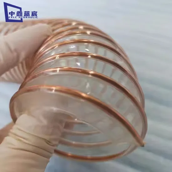 High Quality Steel Wire Reinforced PU/TPU Air Flexible Ducting Hose Moulded Processed