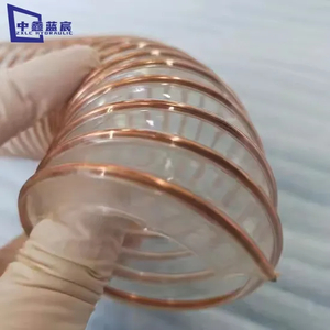 PU Steel Wire Hose Transparent Smooth Flexible Reinforced Stainless Steel Wire PU Hose Pipe