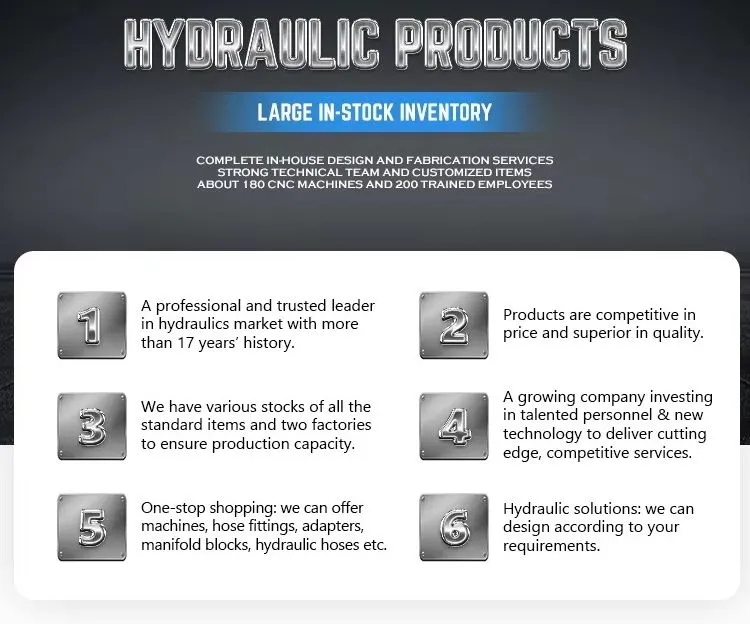 Made in China Male Thread Hydraulic Adapter Transition Joint Hydraulic Quick Connector Hose Fittings