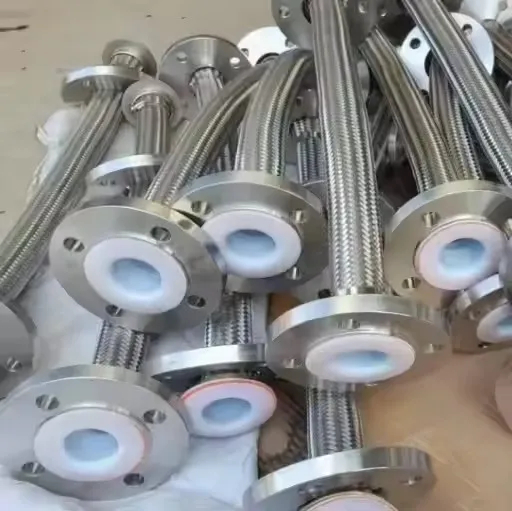Stainless Steel 304 Bellows Industrial Special High Temperature Hydraulic Oil Steam Pipeline Wire Explosion-Proof Metal Hose
