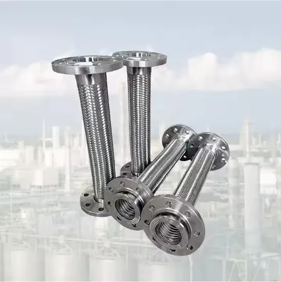 Industrial Stainless Steel 304/316 Metal Hose High Temperature and Pressure Steam Braided Network Explosion-Proof Bellows