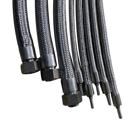 Construction Machinery High-Pressure Oil Pipe Hydraulic Oil Pipe High-Pressure Rubber Hose Assembly Hydraulic Rubber Hose Armor Rubber Hose Assembly