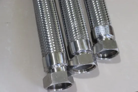 JIS Standard Flexible Steel Stainless Steel Iron Carbon Steel Flanged Connection Metal Hose with Water Gas Air Oil Applications